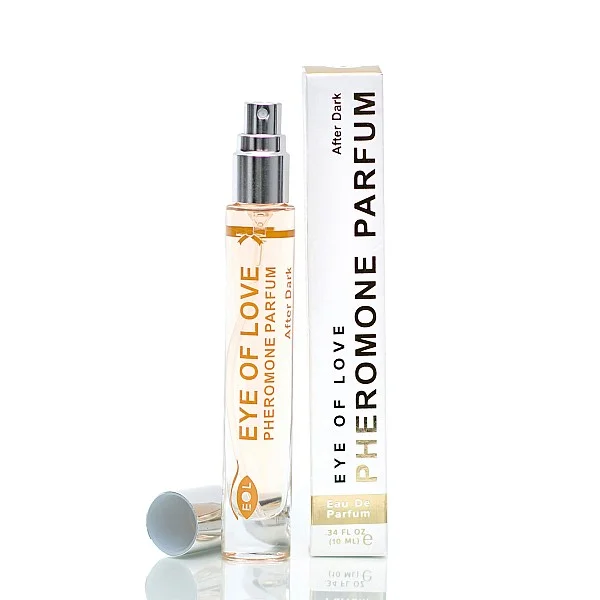 Pheromone Attract Him 10ml - After Dark van het merk Eye Of Love - Feromonen Parfum - online bestellen bij Masculum.nl. De discrete online seks-toys en erotisch heren ondergoed winkel voor gay & hetero mannen.