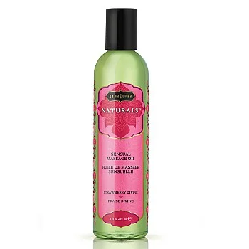 Naturals Massage Oil 236ml - Aardbei