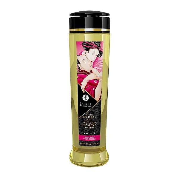 Erotic Massage Oil - Sweet Lotus van het merk Shunga - Massage Oliën - online bestellen bij Masculum.nl. De discrete online seks-toys en erotisch heren ondergoed winkel voor gay & hetero mannen.