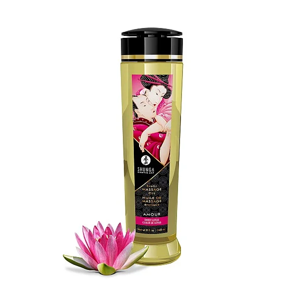 Erotic Massage Oil - Sweet Lotus van het merk Shunga - Massage Oliën - online bestellen bij Masculum.nl. De discrete online seks-toys en erotisch heren ondergoed winkel voor gay & hetero mannen.