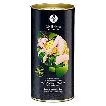 Aphrodisiac Warming Oil 100ml - Groene thee