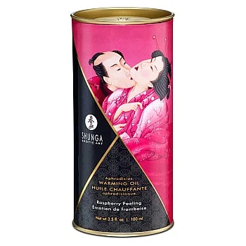 Aphrodisiac Warming Oil 100ml - Framboos