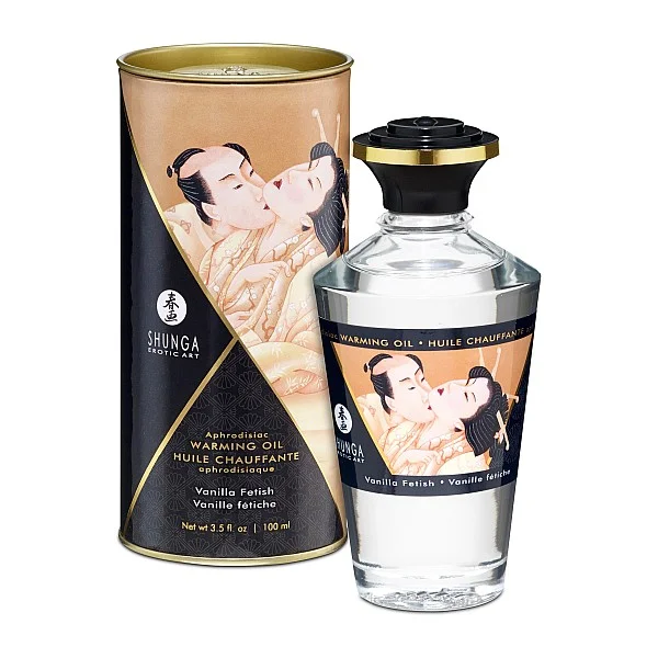 Aphrodisiac Warming Oil 100ml - Vanille van het merk Shunga - Bodypaint & Likbare Oliën - online bestellen bij Masculum.nl. De discrete online seks-toys en erotisch heren ondergoed winkel voor gay & hetero mannen.