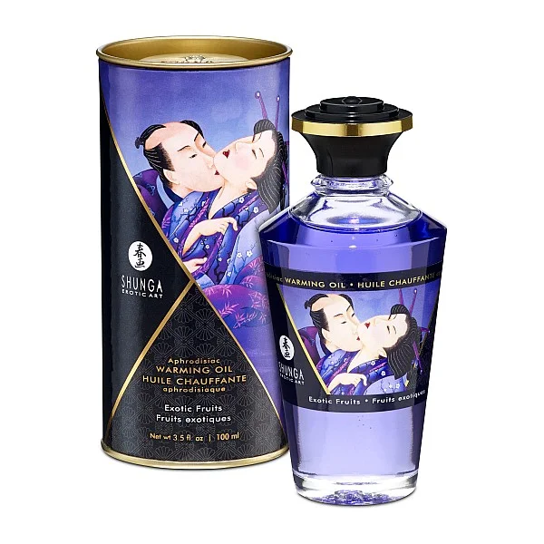 Aphrodisiac Warming Oil 100ml - Exotisch van het merk Shunga - Bodypaint & Likbare Oliën - online kopen bij Masculum.nl. De discrete online seks-toys en erotisch heren ondergoed winkel voor gay & hetero mannen.