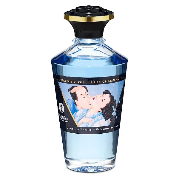 Aphrodisiac Warming Oil 100ml - Kokosnoot van het merk Shunga - Bodypaint & Likbare Oliën - online kopen bij Masculum.nl. De discrete online seks-toys en erotisch heren ondergoed winkel voor gay & hetero mannen.