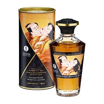 Aphrodisiac Warming Oil 100ml - Caramel Kisses