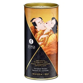 Aphrodisiac Warming Oil 100ml - Caramel Kisses