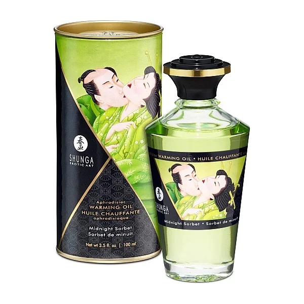 Aphrodisiac Warming Oil 100ml - Sorbet van het merk Shunga - Bodypaint & Likbare Oliën - online bestellen bij Masculum.nl. De discrete online seks-toys en erotisch heren ondergoed winkel voor gay & hetero mannen.