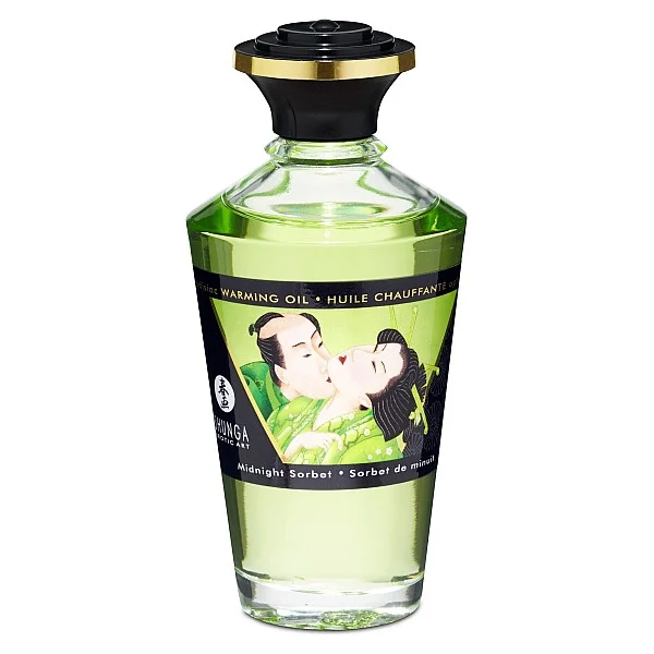 Aphrodisiac Warming Oil 100ml - Sorbet van het merk Shunga - Bodypaint & Likbare Oliën - online bestellen bij Masculum.nl. De discrete online seks-toys en erotisch heren ondergoed winkel voor gay & hetero mannen.