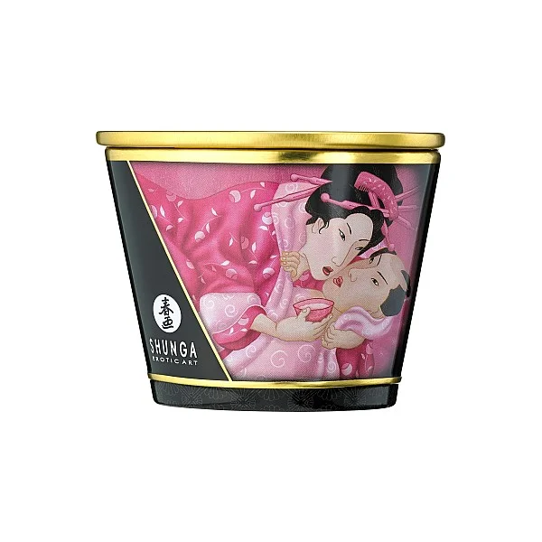 Massage Candle 170ml - Rozen van het merk Shunga - Massage Kaarsen - online bestellen bij Masculum.nl. De discrete online seks-toys en erotisch heren ondergoed winkel voor gay & hetero mannen.