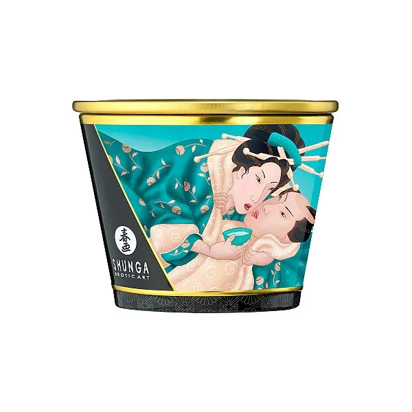 Massage Candle 170ml - Island Blossoms van het merk Shunga - Massage Kaarsen - online bestellen bij Masculum.nl. De discrete online seks-toys en erotisch heren ondergoed winkel voor gay & hetero mannen.