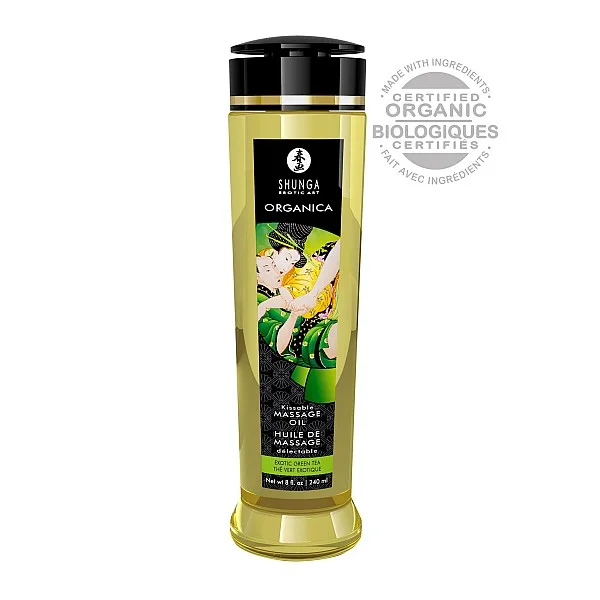 Organic Oil - Groene thee van het merk Shunga - Massage Oliën - online kopen bij Masculum.nl. De discrete online seks-toys en erotisch heren ondergoed winkel voor gay & hetero mannen.