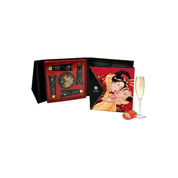 Geisha's Secrets Set - Aardbei van het merk Shunga - Erotische Cadeausets - online kopen bij Masculum.nl. De discrete online seks-toys en erotisch heren ondergoed winkel voor gay & hetero mannen.