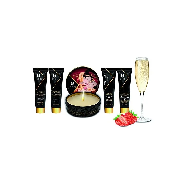Geisha's Secrets Set - Aardbei van het merk Shunga - Erotische Cadeausets - online kopen bij Masculum.nl. De discrete online seks-toys en erotisch heren ondergoed winkel voor gay & hetero mannen.