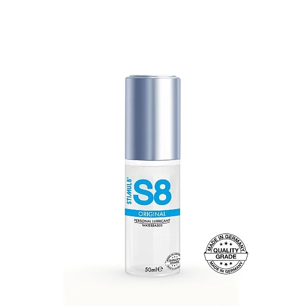 S8 Waterbased Lube 50ml - Origineel van het merk Stimul8 S8 - Glijmiddel op Waterbasis - online bestellen bij Masculum.nl. De discrete online seks-toys en erotisch heren ondergoed winkel voor gay & hetero mannen.