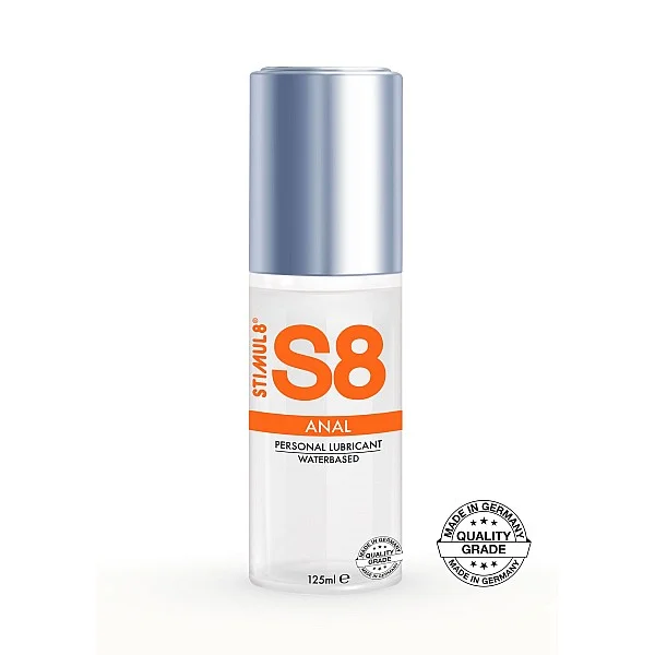S8 WB Anal Lube 125ml - Naturel van het merk Stimul8 S8 - Anaal Glijmiddel - online kopen bij Masculum.nl. De discrete online seks-toys en erotisch heren ondergoed winkel voor gay & hetero mannen.