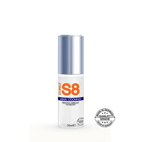 S8 WB Cooling Anal Lube 50ml - Koelend van het merk Stimul8 S8 - Stimulerende Glijmiddelen - online bestellen bij Masculum.nl. De discrete online seks-toys en erotisch heren ondergoed winkel voor gay & hetero mannen.