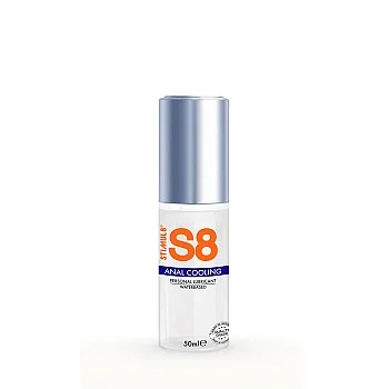 S8 WB Cooling Anal Lube 50ml - Koelend