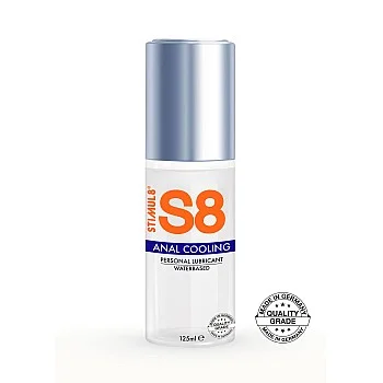 S8 WB Cooling Anal Lube 125ml - Koelend