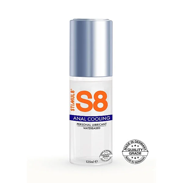 S8 WB Cooling Anal Lube 125ml - Koelend van het merk Stimul8 S8 - Stimulerende Glijmiddelen - online bestellen bij Masculum.nl. De discrete online seks-toys en erotisch heren ondergoed winkel voor gay & hetero mannen.