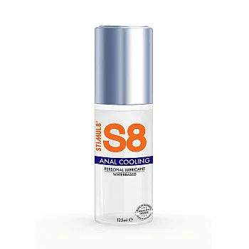S8 WB Cooling Anal Lube 125ml - Koelend