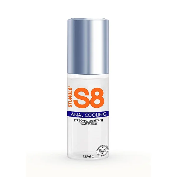 S8 WB Cooling Anal Lube 125ml - Koelend van het merk Stimul8 S8 - Stimulerende Glijmiddelen - online bestellen bij Masculum.nl. De discrete online seks-toys en erotisch heren ondergoed winkel voor gay & hetero mannen.