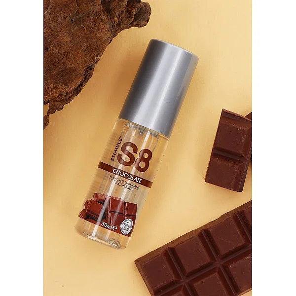 S8 WB Flavored Lube 50ml - Chocolade van het merk Stimul8 S8 - Glijmiddel met Smaak - online kopen bij Masculum.nl. De discrete online seks-toys en erotisch heren ondergoed winkel voor gay & hetero mannen.