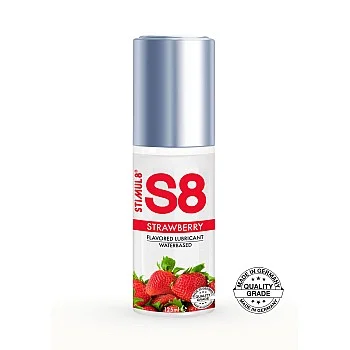 S8 WB Flavored Lube 125ml - Aardbei