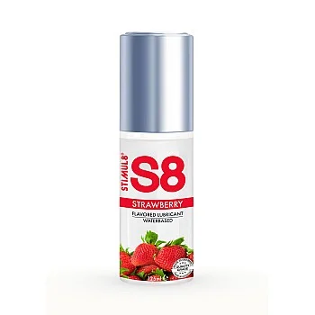 S8 WB Flavored Lube 125ml - Aardbei