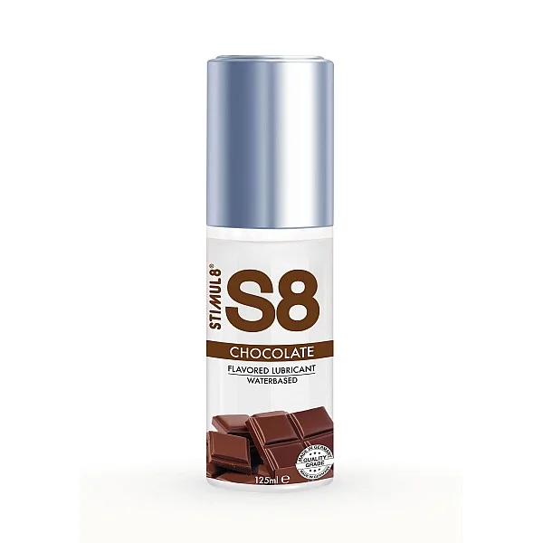 S8 WB Flavored Lube 125ml - Chocolade van het merk Stimul8 S8 - Glijmiddel met Smaak - online bestellen bij Masculum.nl. De discrete online seks-toys en erotisch heren ondergoed winkel voor gay & hetero mannen.