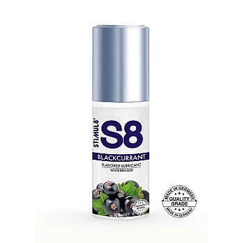 S8 WB Flavored Lube 125ml - Zwarte bes