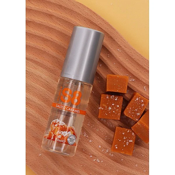 S8 WB Flavored Lube 125ml - Caramel Toffee van het merk STIMUL8 - S8 - Glijmiddel met Smaak - online kopen bij Masculum.nl. De discrete online seks-toys en erotisch heren ondergoed winkel voor gay & hetero mannen.