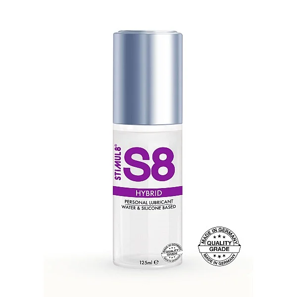 S8 Hybrid Lube 125ml - Naturel van het merk Stimul8 S8 - Glijmiddellen - online bestellen bij Masculum.nl. De discrete online seks-toys en erotisch heren ondergoed winkel voor gay & hetero mannen.