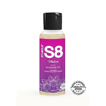 S8 Massage Oil 125ml - Omani Lime en Spicy Ginger