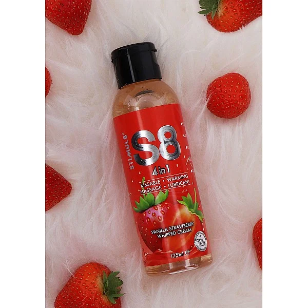 S8 4-in-1 Dessert Lube 125ml - Aardbei van het merk Stimul8 S8 - Glijmiddel met Smaak - online bestellen bij Masculum.nl. De discrete online seks-toys en erotisch heren ondergoed winkel voor gay & hetero mannen.