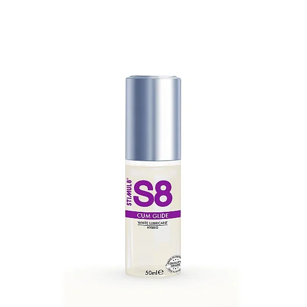 S8 Hybrid Cum Glide 50ml - Naturel van het merk Stimul8 S8 - Glijmiddellen - online bestellen bij Masculum.nl. De discrete online seks-toys en erotisch heren ondergoed winkel voor gay & hetero mannen.